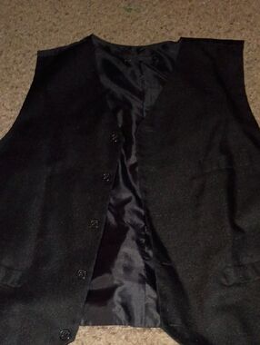 Lorenzo Black Formalwear Vest